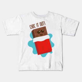 Cute Chocolate Bar | Gift Ideas | Funny Puns Jokes Kids T-Shirt